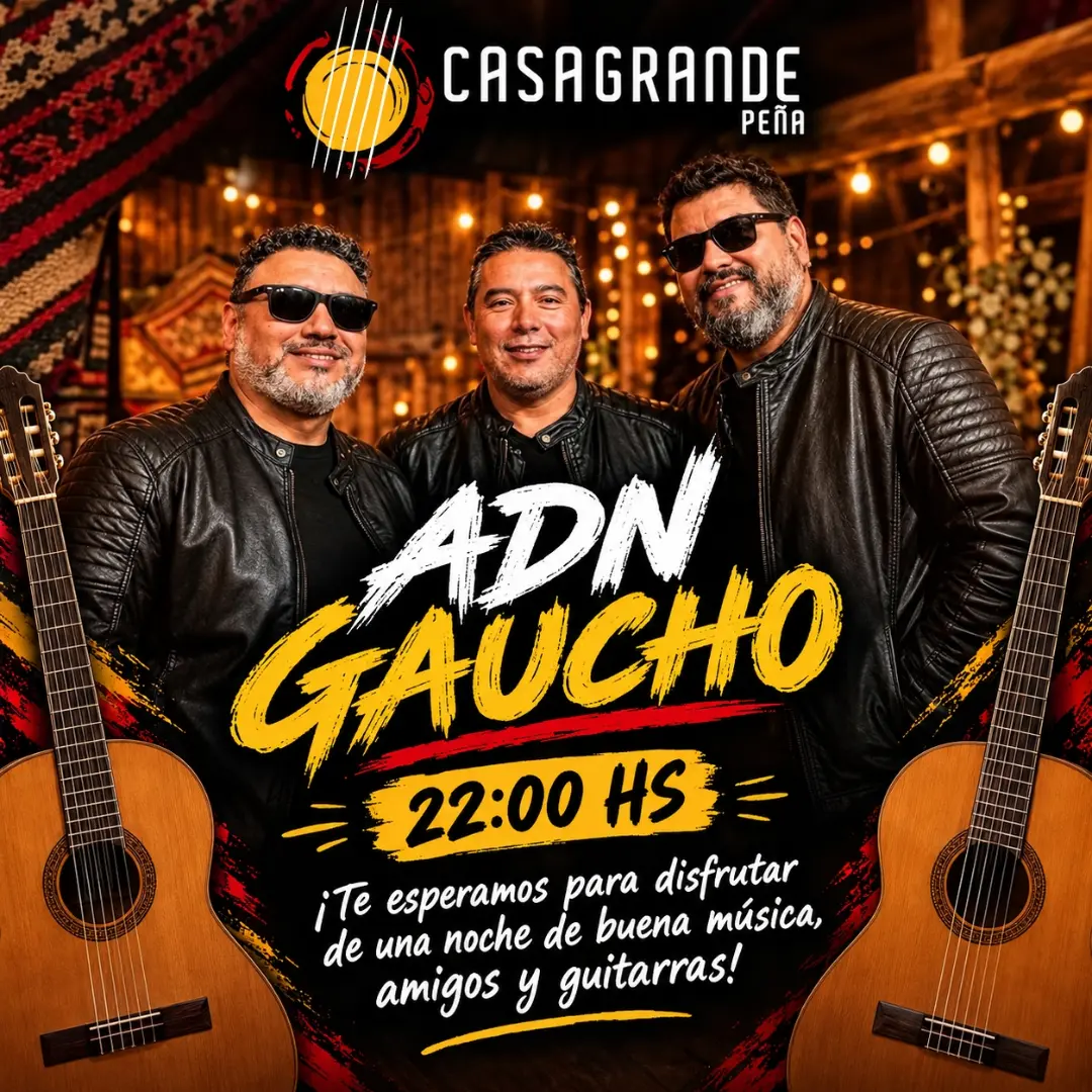 Flyer de Casa Grande Peña