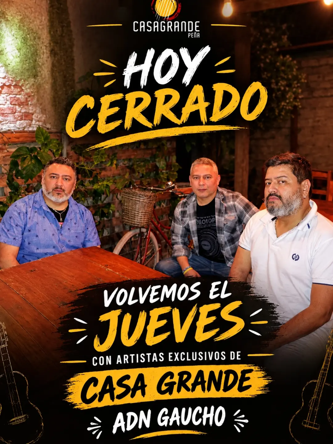 Flyer de Casa Grande Peña