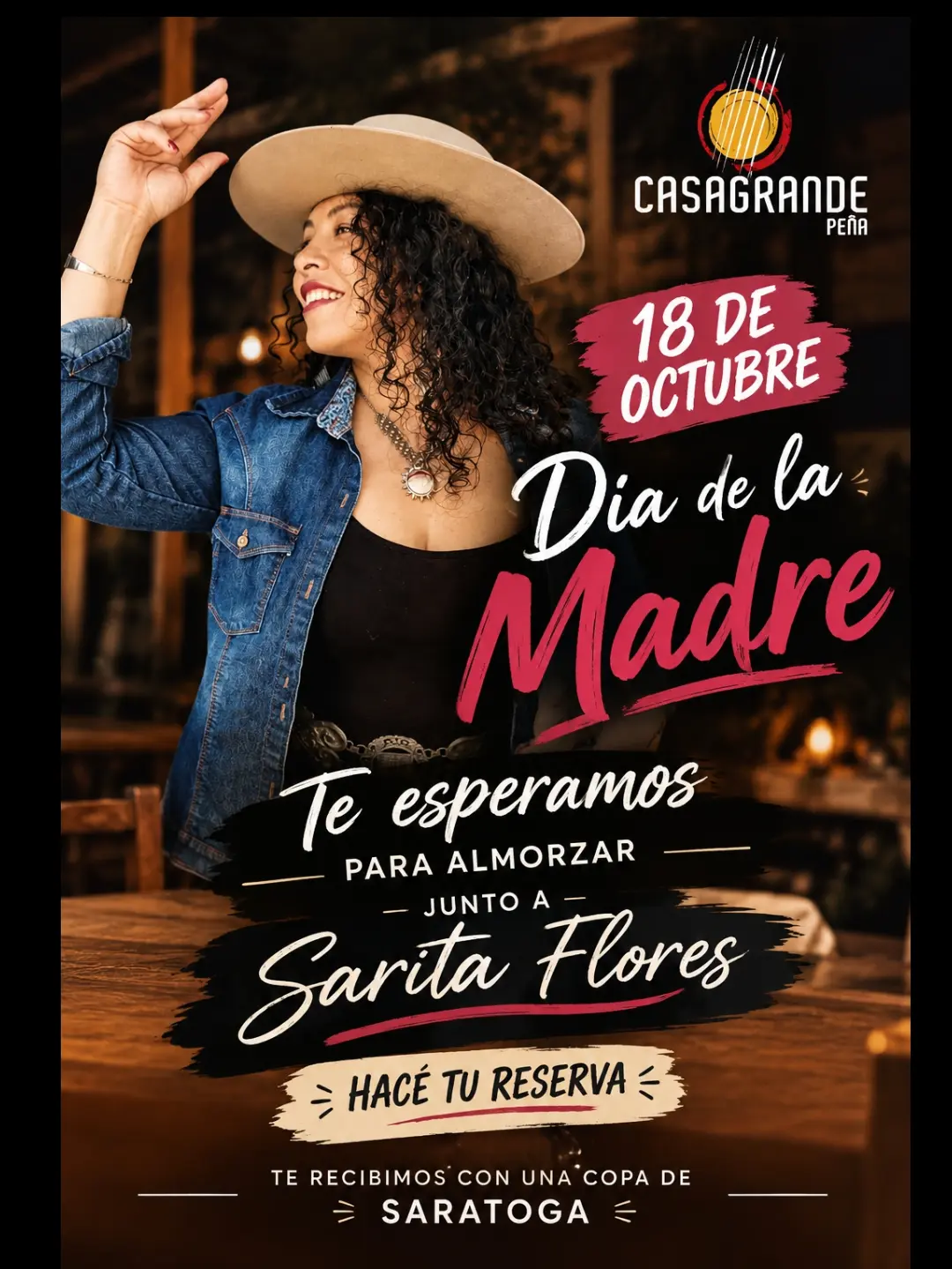 Flyer de Casa Grande Peña