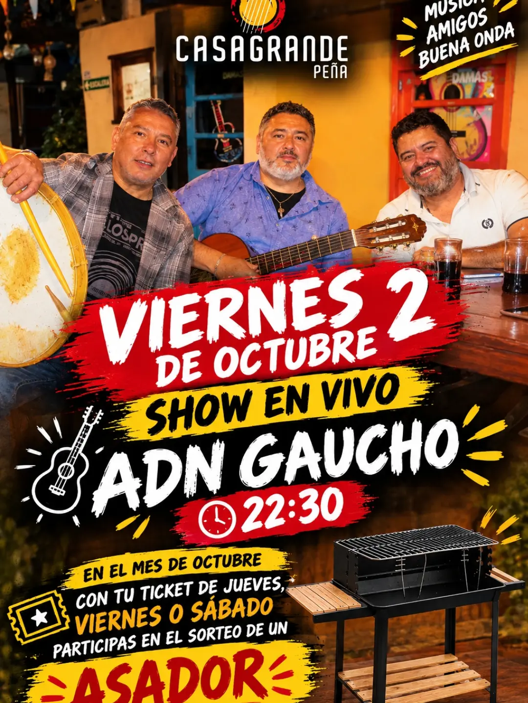 Flyer de Casa Grande Peña