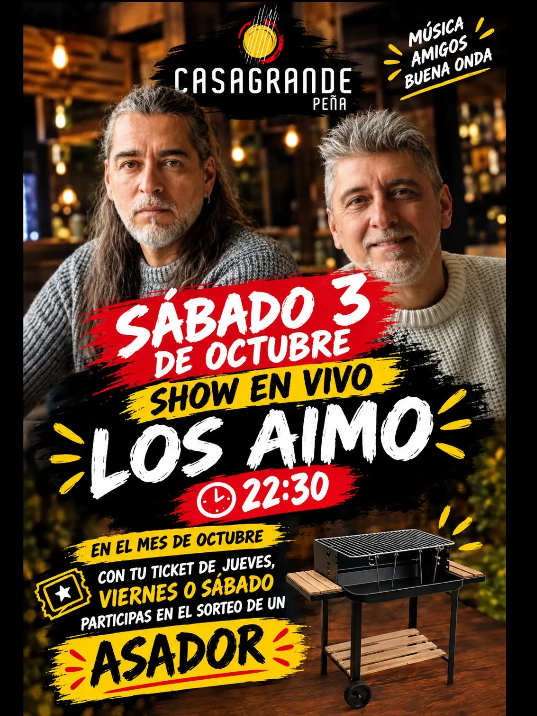 Flyer de Casa Grande Peña