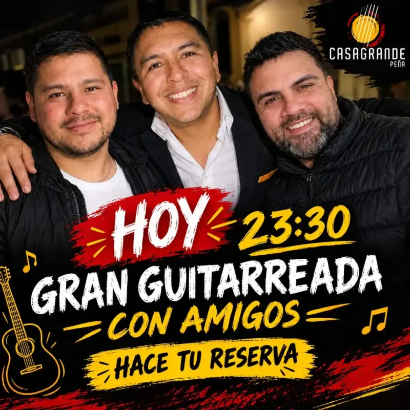 Flyer de Casa Grande Peña