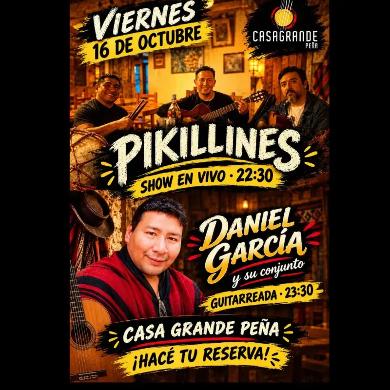 Flyer de Casa Grande Peña