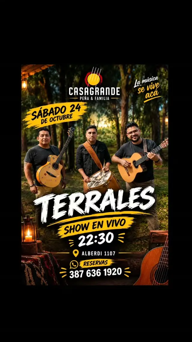 Flyer de Casa Grande Peña