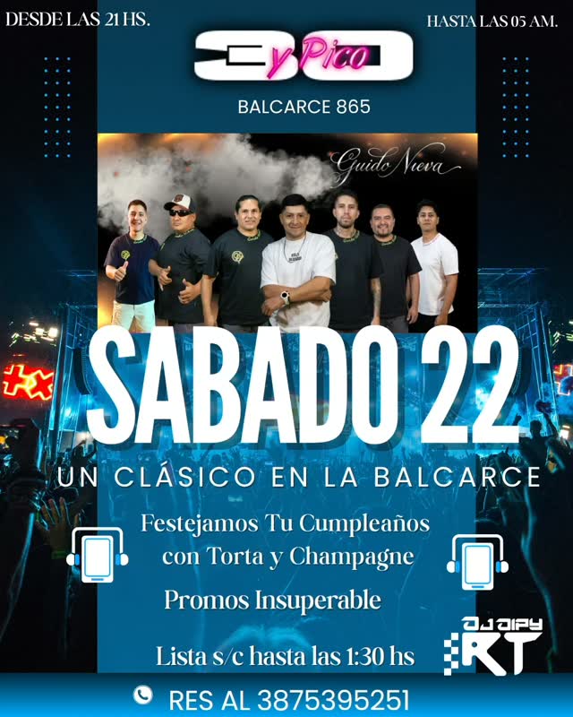 Flyer de Treinta y Pico